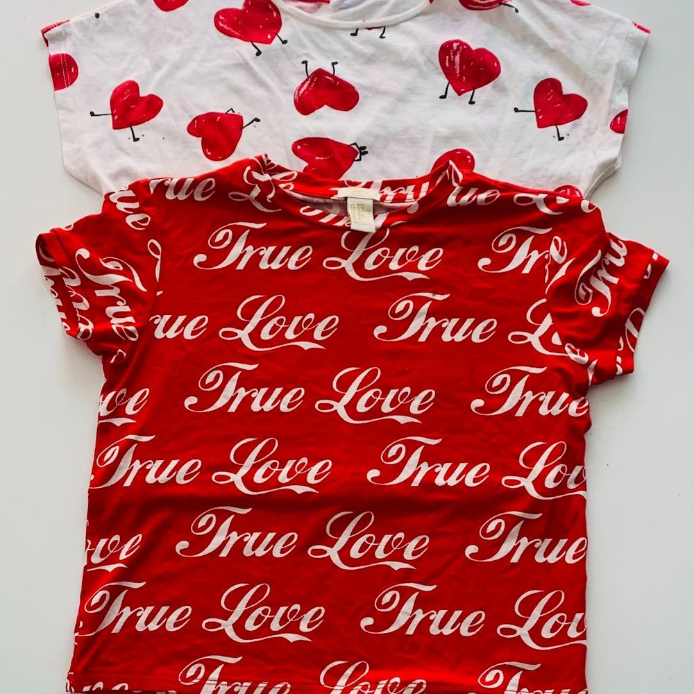 Red and White Tops